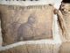 4 Primitive Grubby Fabric Easter Old Time Advertisements Bowl Fillers Ornies Primitives photo 2