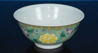 Fine Antique Chinese Famille Rose Porcelain Bowl Rare L8210 photo