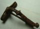Rare Ancient Roman Iron Crossbow Single Knot Fibula Brooch Artifact Roman photo 4