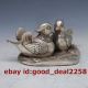 Chinese Tibet Silver Handwork Carved Statue - - - - Mandarin Duck Other Antique Chinese Statues photo 2
