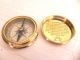 Nautical Maritime The Beatle Finder 1964 Brass Pocket Compass Compasses photo 1