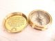 Nautical Maritime The Beatle Finder 1964 Brass Pocket Compass Compasses photo 2
