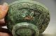 Delicate Chinese Lushan Stone Hand Carved Dragons Bowl Bowls photo 4