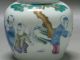 Chinese Blue White Doucai Colors Porcelain Pot Painted Children Playing Chenghua Pots photo 5