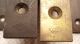 Vintage Unis France Mortise Door Locks W/ Strike Plates Antique French Door Knobs & Handles photo 2
