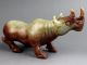 Ancient Chinese Hetian Jade Carved Jade Rhino Statue Other Antique Chinese Statues photo 2