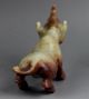 Ancient Chinese Hetian Jade Carved Jade Rhino Statue Other Antique Chinese Statues photo 4