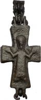 Ancient Medieval Christian Byzantine Reliquary Cross Circa 800 - 900ad I51581 Byzantine photo 1