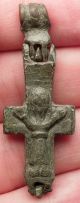 Medieval Christian Byzantine Reliquary Cross Crucifix Circa 1000 - 1200ad I51576 Byzantine photo 1