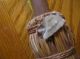 Vintage Whisk Straw Broom Wood Handle Farmhouse Fireplace Hearth,  Primitive Hearth Ware photo 4