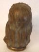 Vintage Womam ' S Head Face Bust 1920 ' S Garden Architectural Salvage Other Antique Architectural photo 2