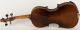 Old Rare Fine Violin Labeled F.  Ruggieri 1673 Geige Violon Violino Violine Viola String photo 6