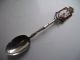 1912 Sterling Silver Hallmarked Spoon Enamel Crest Las Palmas Grand Canary 14.  7g Other Antique Sterling Silver photo 1