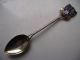 Antique 1905 Sterling Silver Hallmarked Spoon Enamel Llandudno Crest 11.  7g Other Antique Sterling Silver photo 1