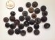 30 Small Goodyear Antique Hard Rubber Buttons N.  R.  Co. ,  P=t 1851 Civil War 9 Buttons photo 2