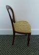 Antique Minature Wooden Chair - Apprentice Piece - Doll Teddy Bear - Rare 1800-1899 photo 1