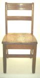 Vintage Ca.  1930 ' S - 40 ' S Child ' S Oak School Chair Quality Sturdy Construction 1900-1950 photo 1