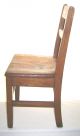 Vintage Ca.  1930 ' S - 40 ' S Child ' S Oak School Chair Quality Sturdy Construction 1900-1950 photo 2