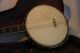 Vintage 1920 ' S Unknown 4 String Tenor Banjo Open Back Project Thick Maple Tone String photo 2
