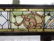 Antique American Stained Glass Transom Window 92 X 16 Architectural Salvage Pre-1900 photo 1