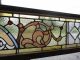 Antique American Stained Glass Transom Window 92 X 16 Architectural Salvage Pre-1900 photo 3