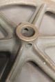 Vintage Modern Industrial Milled Bronze Cog Gear Wheel Machine Age Sculpture Industrial Molds photo 4