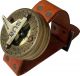 Vintage Antique Steampunk Wrist Brass Sundial Compass & Nautical Watch Type Compasses photo 1