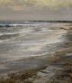 Vintage Harry Swanson Massachusetts Beach Seascape Oil Painting,  Emerson Rocks Other Maritime Antiques photo 4