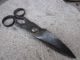 Antique Handmade Old Blacksmith Iron Shape Scissors Farm Tool Tools, Scissors & Measures photo 1