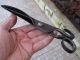 Antique Handmade Old Blacksmith Iron Shape Scissors Farm Tool Tools, Scissors & Measures photo 2