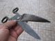 Antique Handmade Old Blacksmith Iron Shape Scissors Farm Tool Tools, Scissors & Measures photo 3