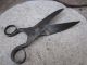 Antique Handmade Old Blacksmith Iron Shape Scissors Farm Tool Tools, Scissors & Measures photo 4