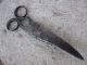 Antique Handmade Old Blacksmith Iron Shape Scissors Farm Tool Tools, Scissors & Measures photo 6