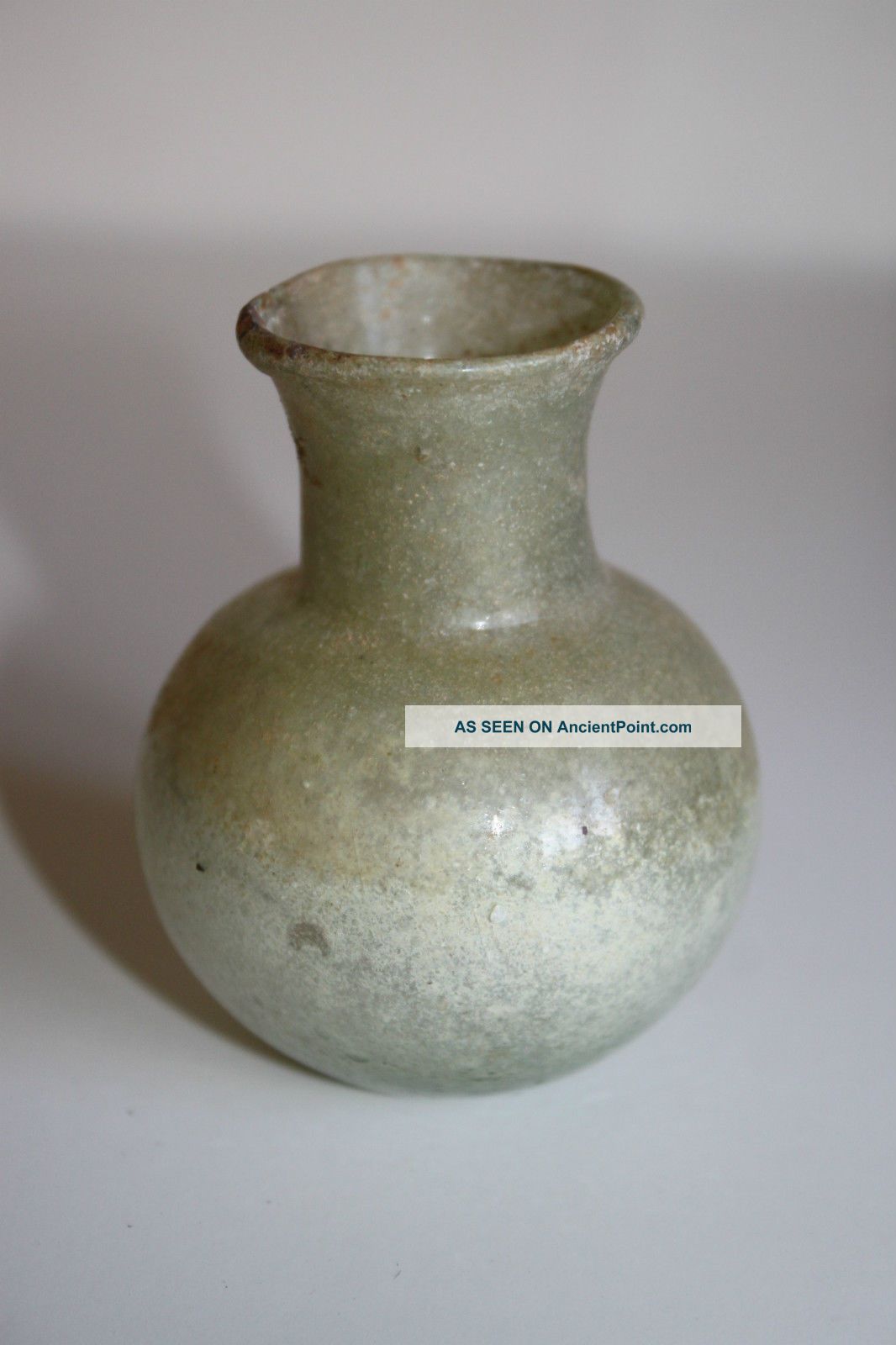 Ancient Roman Glass Flask 2/3rd Century Ad Roman photo