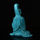 China Exquisite Hand - Carved Turquoise Guanyin Statue Nr Kwan-yin photo 1