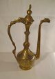 Vintage Brass Dallah Ibrik Jug Turkish Coffee Pot / Islamic Ewer Middle East photo 1