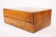Antique Victorian Campaign Walnut And Brass Writing Slope Box.  1860 ' S Boxes photo 3