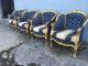 , Pair,  French,  Louis Xv Chairs,  Antique/vintage,  Button Back 1900-1950 photo 2