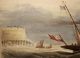 Antique 19thc Maritime Watercolor Painting Steamship Hm Fairy Royal Yacht Other Maritime Antiques photo 6