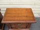 53639 Pair 2 Drawer Pine Nightstand End Tables Post-1950 photo 2