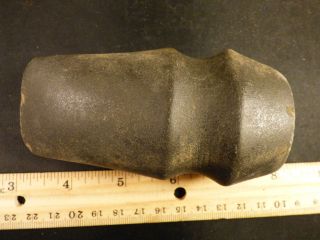 Full Grooved Black Stone Indian Axe From Tennessee Boone Lake Area Cherokee photo