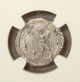 Ad 198 - 217 Caracalla Ancient Roman Silver Denarius Virtus Reverse Ngc Au 5/5 3/5 Roman photo 1