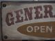 Primitive General Store Open Till Dusk Wood Sign Hand Painted Rustic Sign Primitives photo 1