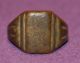 Georgian Bronze Signet Ring - Circa 1760 - Uk Metal Detecting Find British photo 1