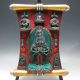 Old Tibet Tibetan Turquoise Senju Kwan - Yin Statue Other Antique Chinese Statues photo 1
