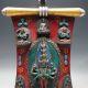 Old Tibet Tibetan Turquoise Senju Kwan - Yin Statue Other Antique Chinese Statues photo 2