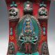 Old Tibet Tibetan Turquoise Senju Kwan - Yin Statue Other Antique Chinese Statues photo 3