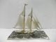 The Sailboat Of Silver985 Of Japan.  200g/ 7.  04oz.  Takehiko ' S Work. Other Antique Sterling Silver photo 2