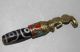 Ancient Chinese Tibet Copper Buddha Inlaid Dzi Bead Pendant Necklaces & Pendants photo 4