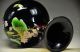 Black & Elegance Porcelain China Old Hand Painting Lotus Vase, Vases photo 3
